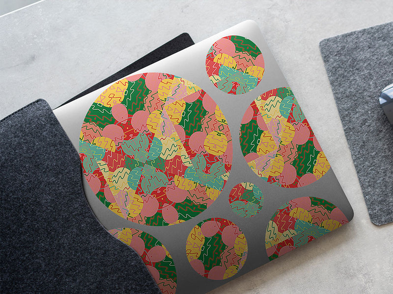 pineapple pleasure mosaic DIY Laptop Stickers