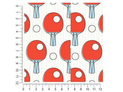 ping pong sport 1ft x 1ft Craft Sheets
