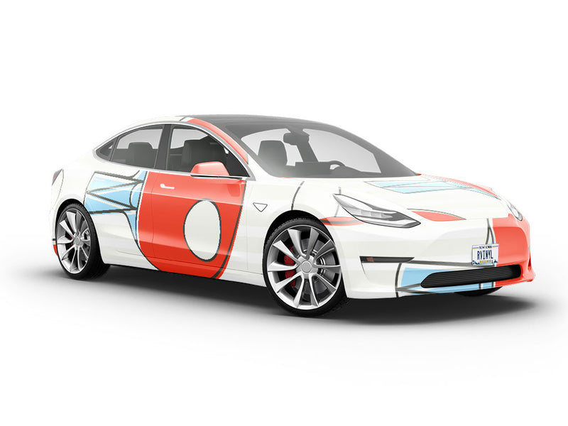 Ping Pong Sport Vehicle Vinyl Wrap