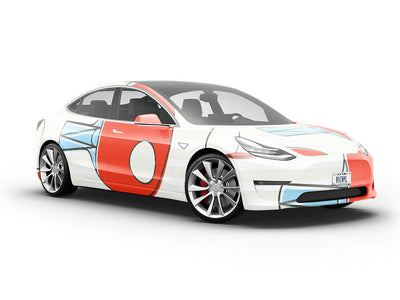 Ping Pong Sport Vehicle Vinyl Wrap