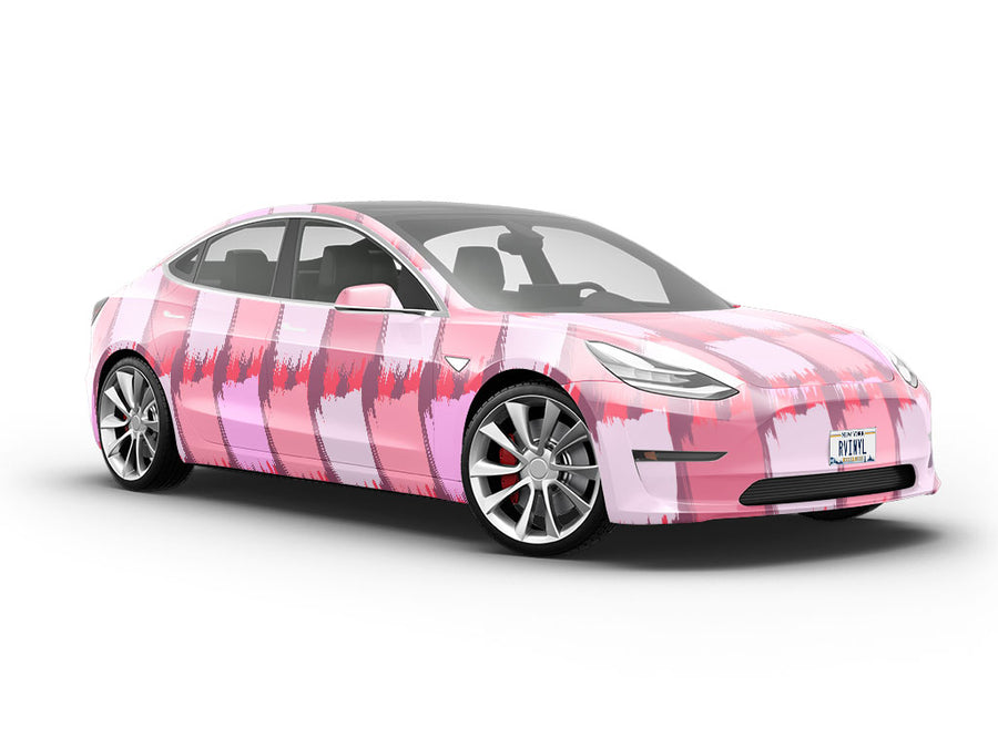 Pink  Brick Vehicle Vinyl Wrap
