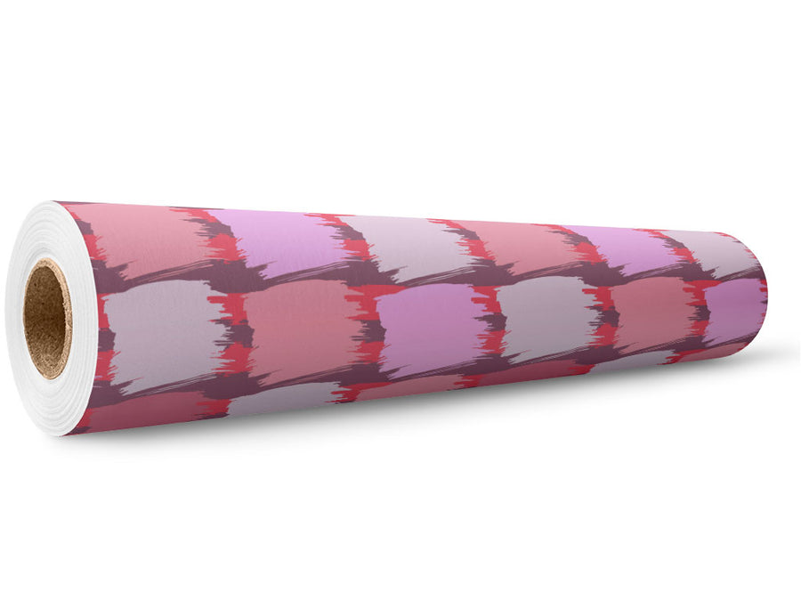 Pink  Brick Wrap Film Wholesale Roll~Rwraps Series 914 Digitally Printed Vinyl Roll~5