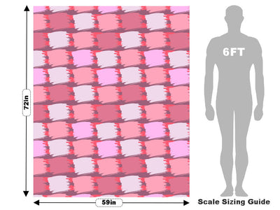 Pink  Brick Vehicle Wrap Scale~Rwraps Series 914 Pink  Brick Measurements~2