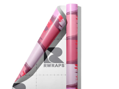 Pink  Brick Wrap Film Sheets~Rwraps Series 914 Pink  Brick Scrolled Sheet~4