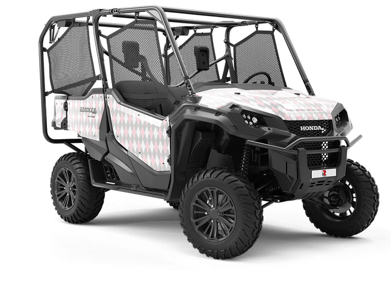 Pink Blockers Argyle Utility Vehicle Vinyl Wrap