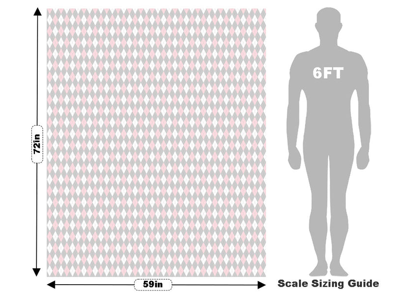Pink Blockers Argyle Vehicle Wrap Scale~Rwraps Series 914 Pink Blockers Argyle Measurements~1