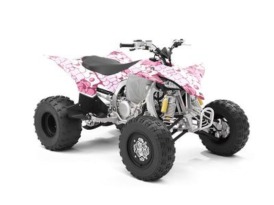 Pink Bubbled Graffiti ATV Wrapping Vinyl
