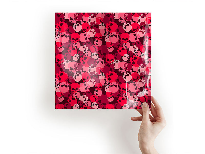 pink calvaria skull and bones Craft Sheets