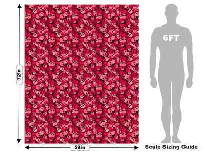 Pink Calvaria Halloween Vehicle Wrap Scale~Rwraps Series 914 Pink Calvaria Halloween Measurements~1