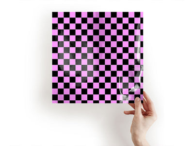 pink checkered Craft Sheets