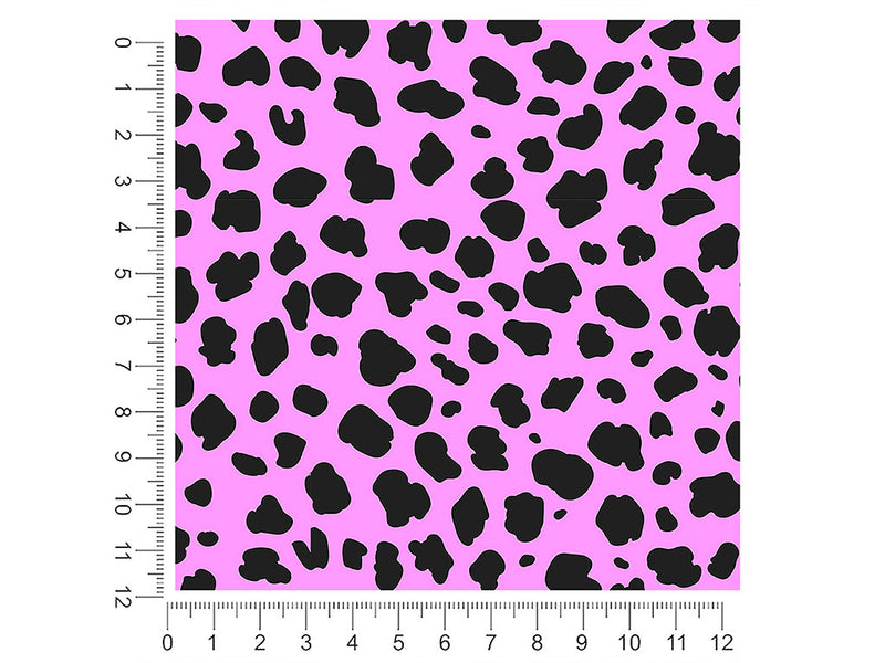 pink cheetah animal print 1ft x 1ft Craft Sheets