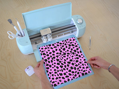 pink cheetah animal print Cricut Compatible Vinyl