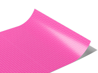Pink  Brick Vinyl Wraps~Rwraps Series 914 Digitally Printed Vinyl Wrap~1
