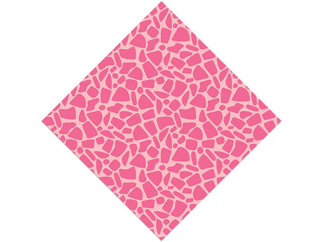 Pink  Cobblestone Vinyl Wrap Pattern