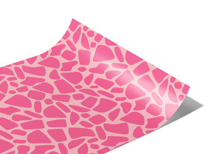 Pink  Cobblestone Vinyl Wraps~Rwraps Series 914 Digitally Printed Vinyl Wrap~1