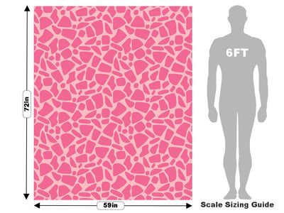 Pink  Cobblestone Vehicle Wrap Scale~Rwraps Series 914 Pink  Cobblestone Measurements~2