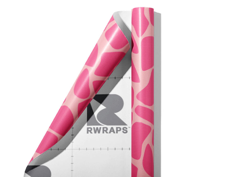 Pink  Cobblestone Wrap Film Sheets~Rwraps Series 914 Pink  Cobblestone Scrolled Sheet~4