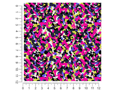 pink confetti camouflage 1ft x 1ft Craft Sheets