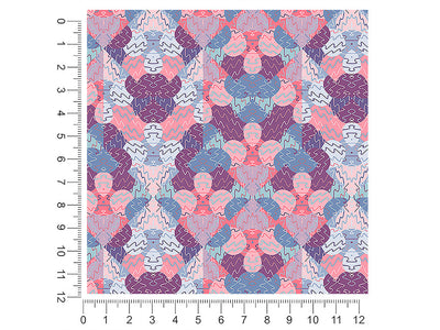 pink confusion mosaic 1ft x 1ft Craft Sheets