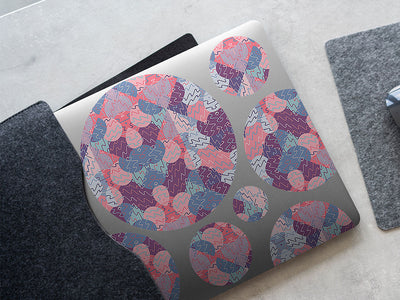 pink confusion mosaic DIY Laptop Stickers