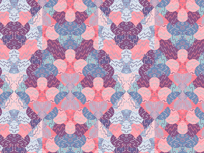 Pink Confusion Mosaic Vinyl Wrap Pattern~Rwraps Series 914 Digitally Printed Vinyl Wrap~0