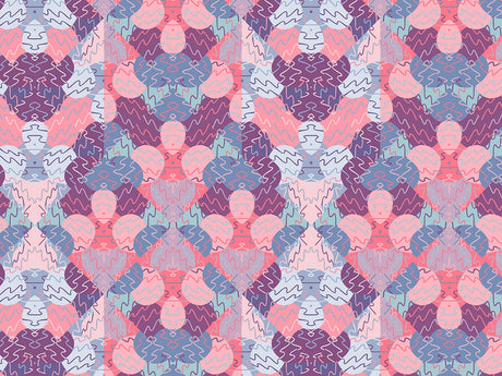 Pink Confusion Mosaic Vinyl Wrap Pattern~Rwraps Series 914 Digitally Printed Vinyl Wrap~0