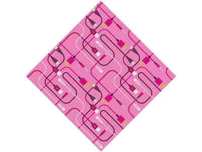 Pink Cords Technology Vinyl Wrap Pattern~Rwraps Series 914 Digitally Printed Vinyl Wrap~0
