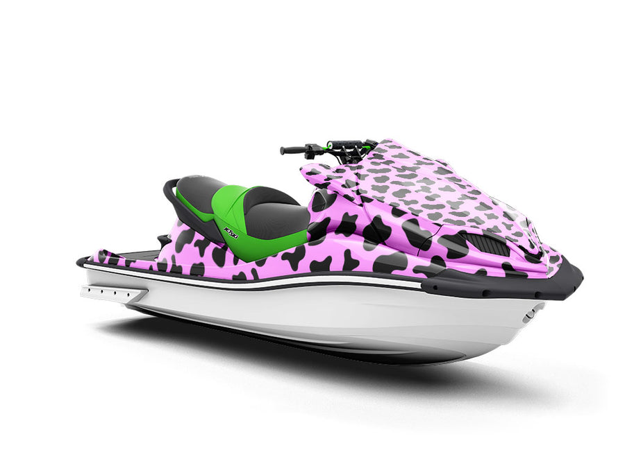 Pink Cow Jet Ski Vinyl Customized Wrap