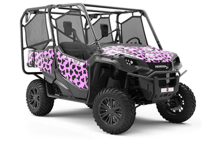 Pink Cow Utility Vehicle Vinyl Wrap