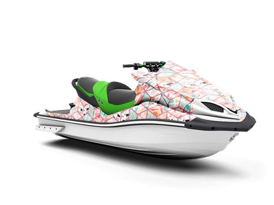 Pink Cube Tile Jet Ski Vinyl Customized Wrap