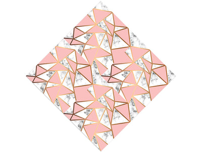 Pink Cutouts Tile Vinyl Wrap Pattern