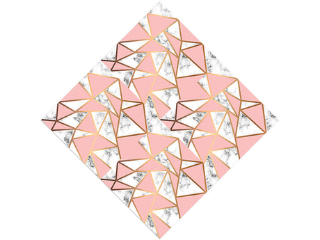 Pink Cutouts Tile Vinyl Wrap Pattern