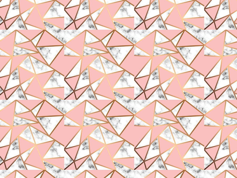 Pink Cutouts Tile Vinyl Wrap Pattern~Rwraps Series 914 Digitally Printed Vinyl Wrap~0