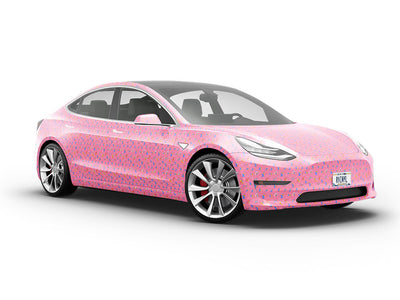 Pink Friends Astrology Vehicle Vinyl Wrap