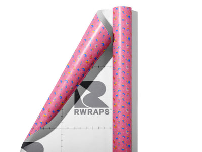 Pink Friends Astrology Wrap Film Sheets~Rwraps Series 914 Pink Friends Astrology Scrolled Sheet~3