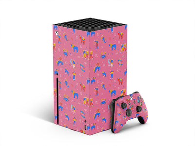 pink friends astrology XBOX DIY Decal