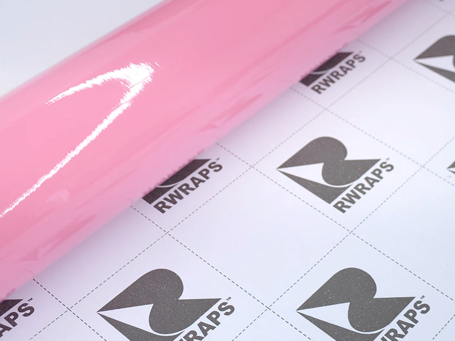 Rwraps Gloss Pink Film~Rwraps Pink Gloss Vinyl Roll~1