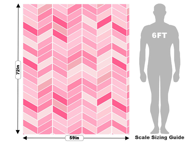 Pink  Brick Vehicle Wrap Scale~Rwraps Series 914 Pink  Brick Measurements~2
