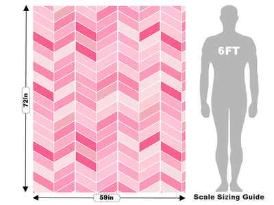 Pink  Brick Vehicle Wrap Scale~Rwraps Series 914 Pink  Brick Measurements~2