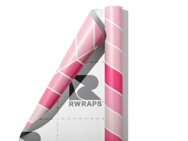 Pink  Brick Wrap Film Sheets~Rwraps Series 914 Pink  Brick Scrolled Sheet~4