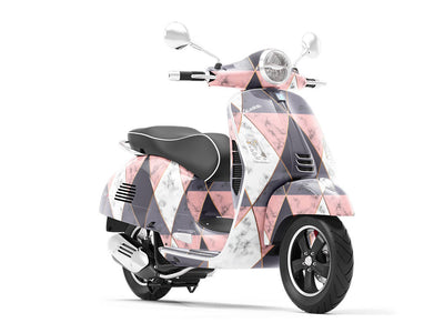 Pink Hourglass Tile Vespa Scooter Wrap Film