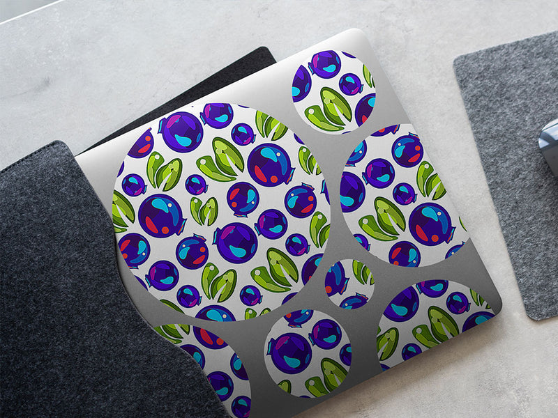 pink icing fruit DIY Laptop Stickers