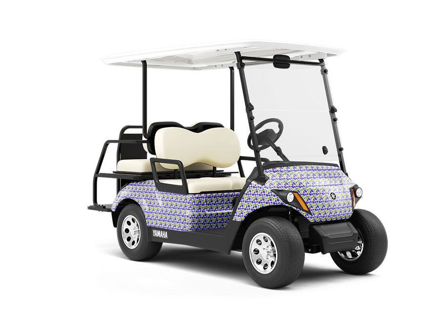 Pink Icing Fruit Wrapped Golf Cart