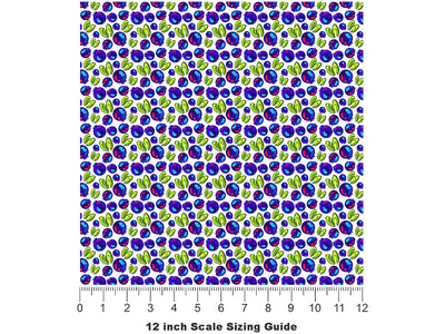 Pink Icing Fruit Vinyl Film Pattern Size 12 inch Scale~Rwraps Pink Icing Fruit Sizing Chart~2