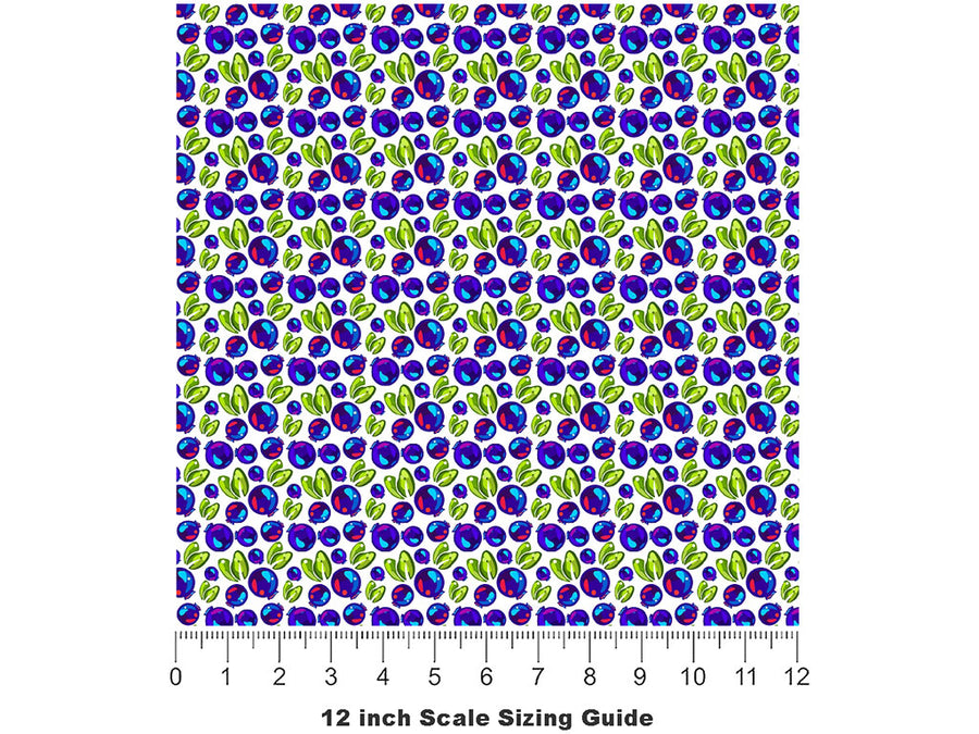 Pink Icing Fruit Vinyl Film Pattern Size 12 inch Scale~Rwraps Pink Icing Fruit Sizing Chart~2