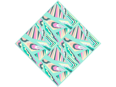 Pink Invader Mosaic Vinyl Wrap Pattern