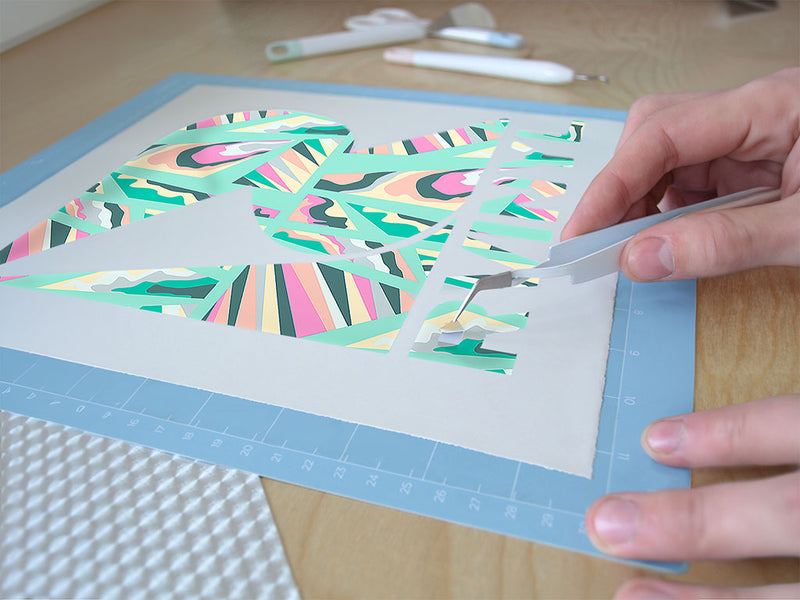 pink invader mosaic Easy Weed Craft Vinyl