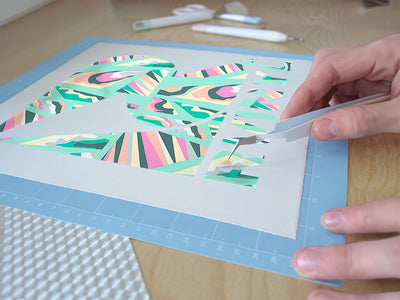 pink invader mosaic Easy Weed Craft Vinyl
