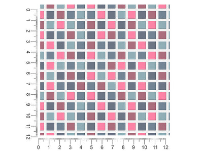 pink jambalaya mosaic 1ft x 1ft Craft Sheets
