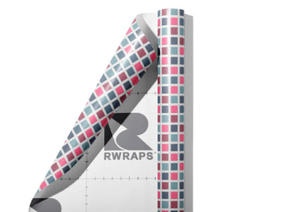 Pink Jambalaya Mosaic Wrap Film Sheets~Rwraps Series 914 Pink Jambalaya Mosaic Scrolled Sheet~3